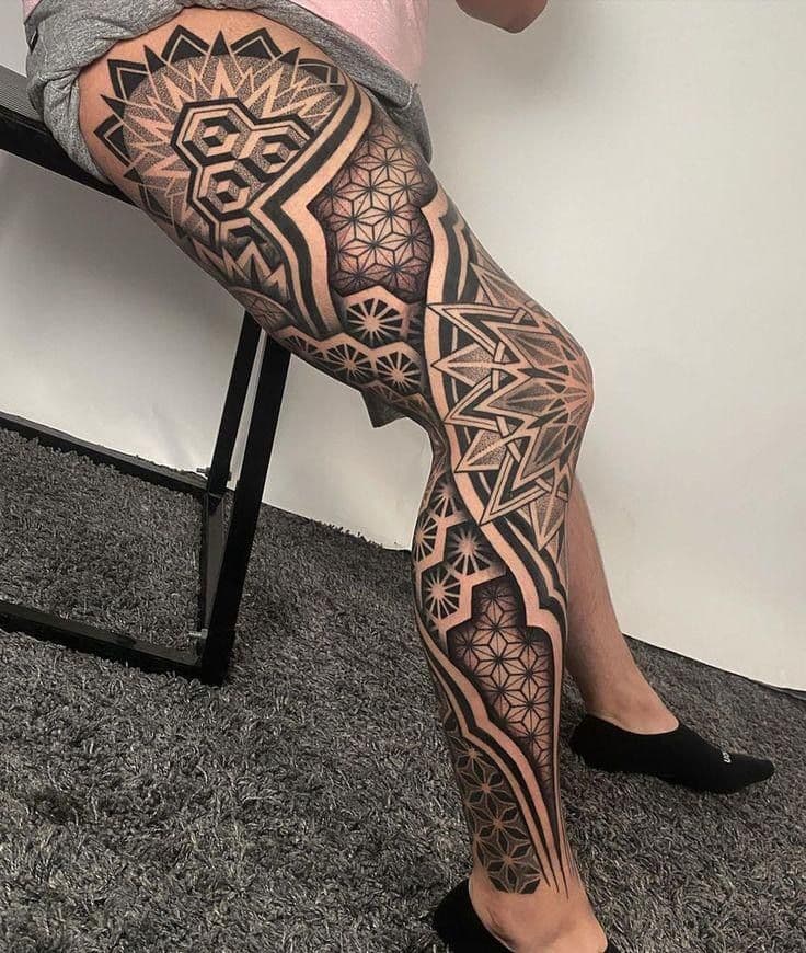 Geometric tattoo style