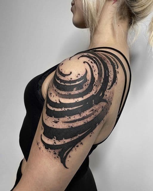 Black & Grey tattoo style